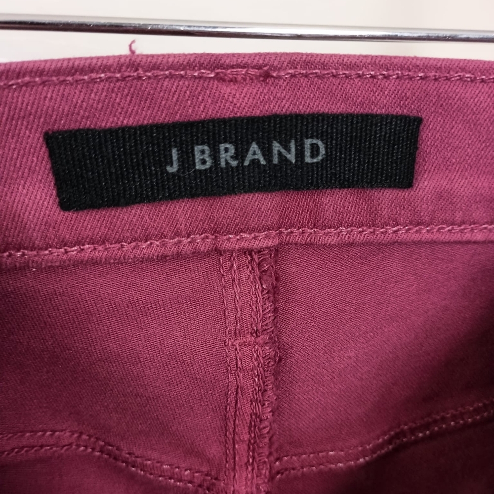 NWT J BRAND MID-RISE CROP SKINNY JEANS IN BITTERSWEET SHIMMER SIZE 27 RETAIL$278 - Picture 13 of 14